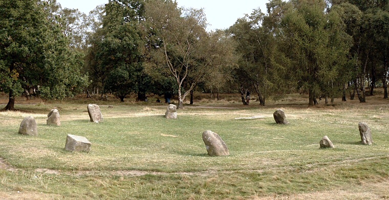 The Nine Ladies Stone Circle Stanton Moor