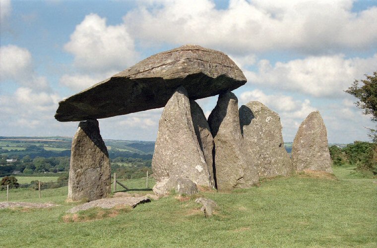 View of Pentre Ifan from the southwest