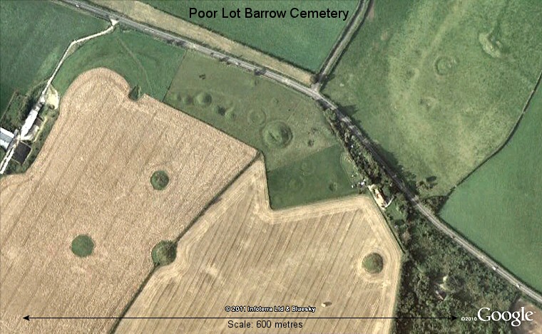 Poor Lot Barrow Cemetery - satellite image
