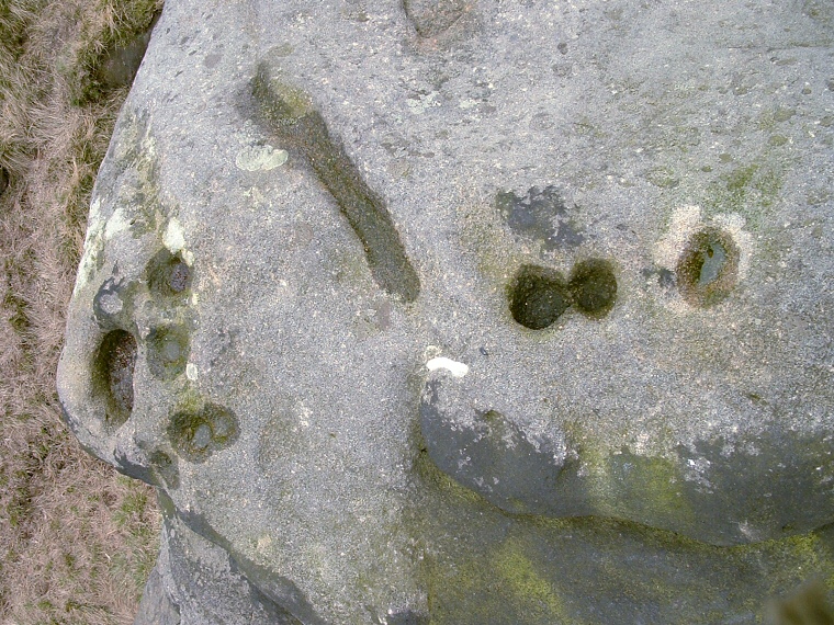 Sepulchre Stone - Cups and possible groove on the top of the stone