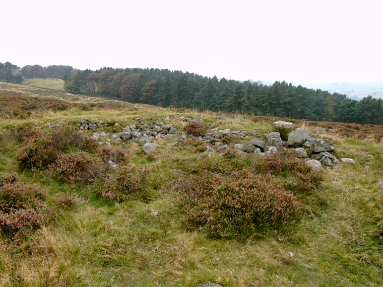 Stanage Cairn looking southwest