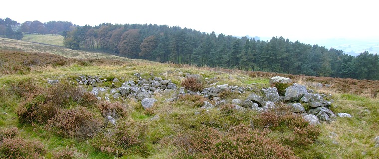 Stanage Cairn looking southwest