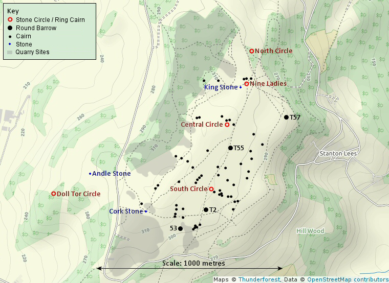 Plan of Stanton Moor