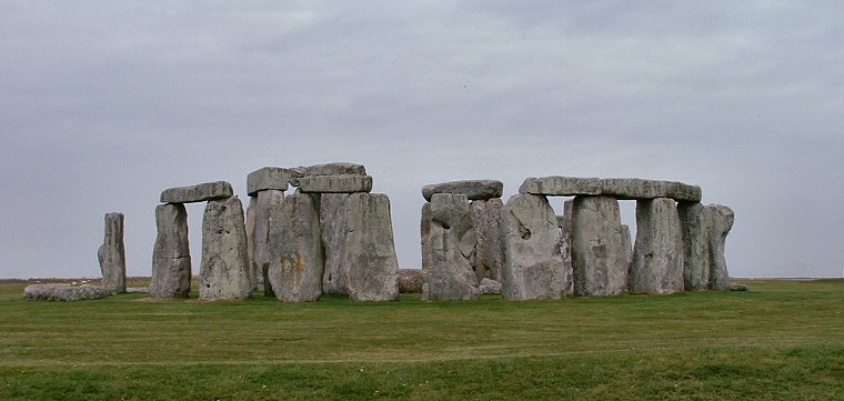 The view of of the stones looking west