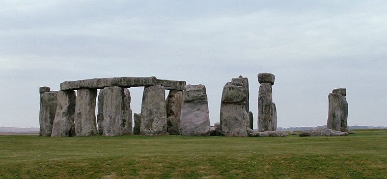 View of Stonehenge looking south
