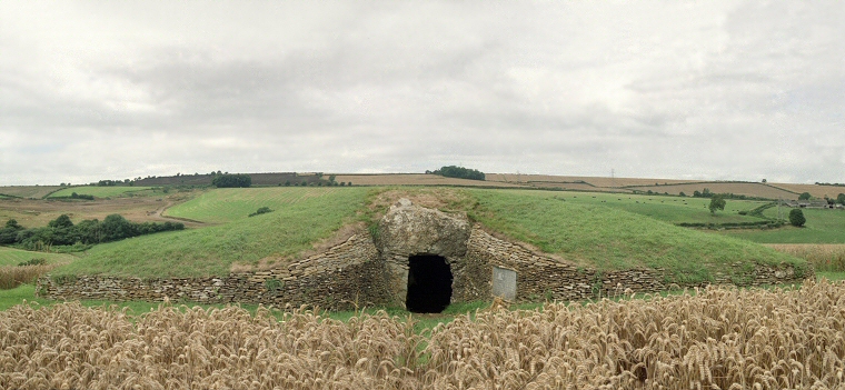 Stoney Littleton  Chambered Long Barrow - Looking Northwest