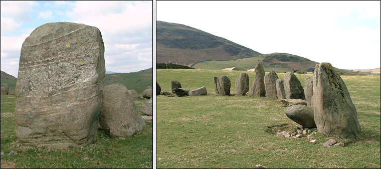 Swinside quarts rich stone and northern arc of stones