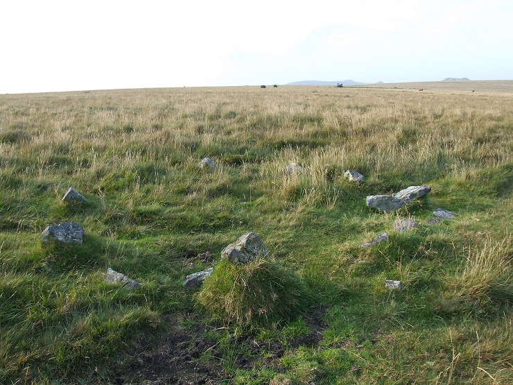 Cairn on the south-western side of Ringmoor Down