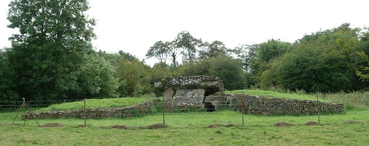 Tinkinswood Chambered Tomb - Front View