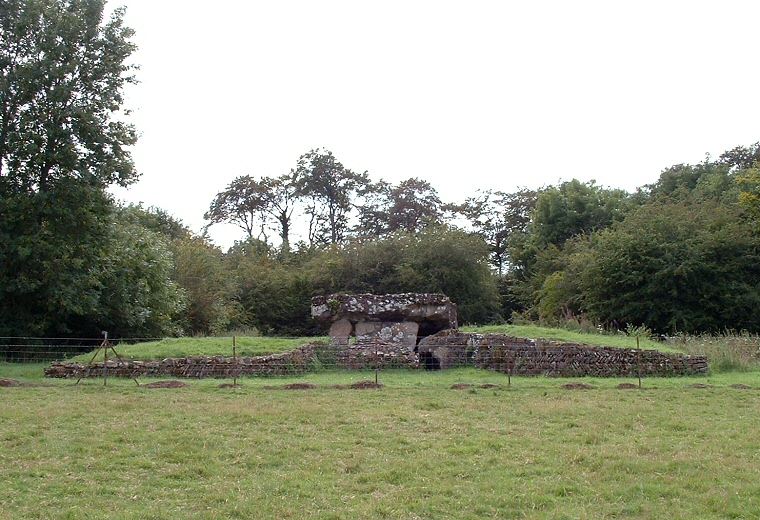 Tinkinswood Chambered Tomb - Front View