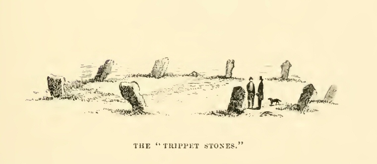 J. T. Blight's illustration of the Trippet Stones 1858