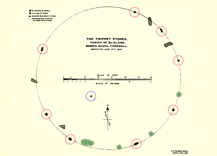 H. Gray's plan  of Trippet Circle from 1908