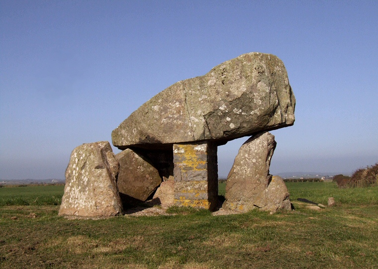 Ty Newydd - view showing supporting brickwork