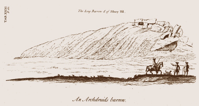 William Stukeley's illustration of West Kennet