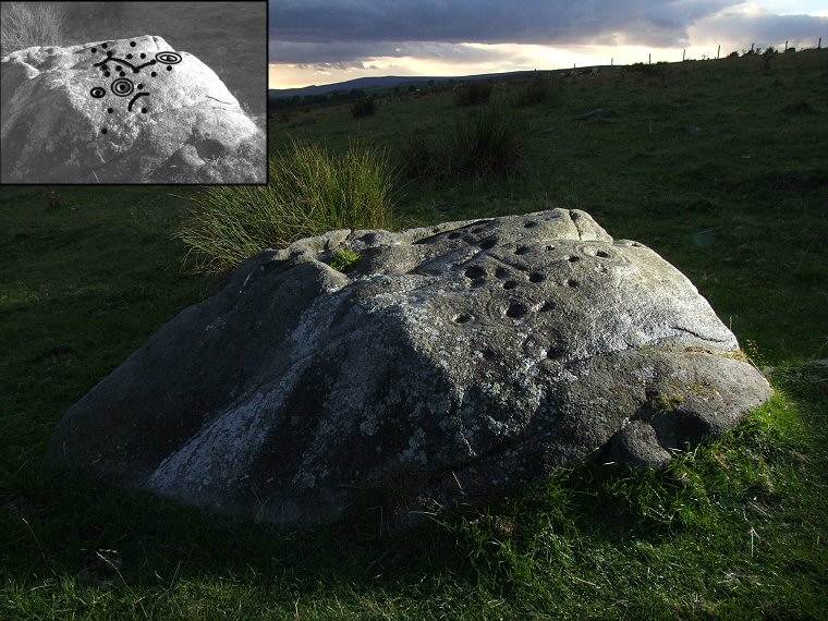 Weston Moor stone 541, the 'Greystone Rock'