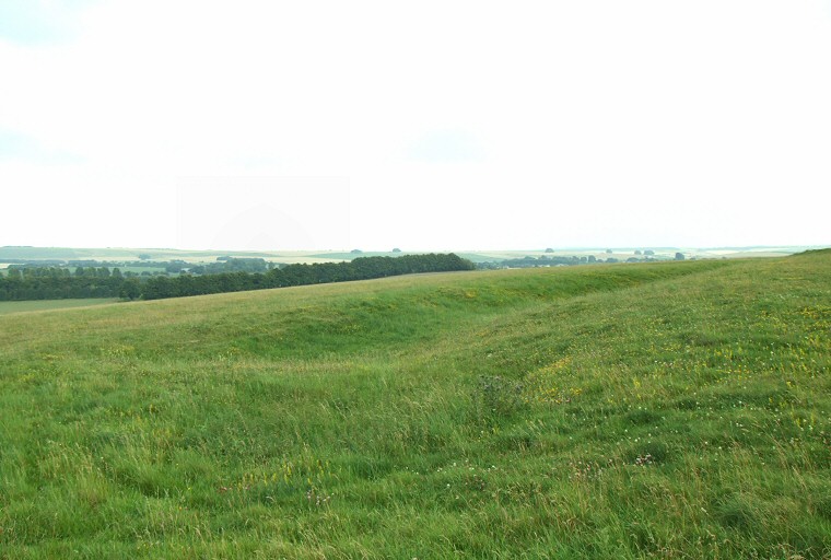 One of the outer segments of the causewayed enclosure