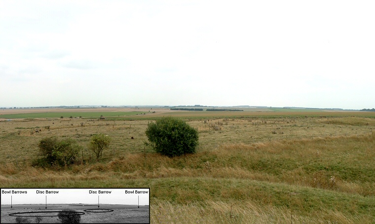 View across the northwestern area of Winterbourne Stoke group