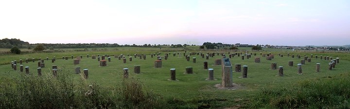 Woodhenge looking north