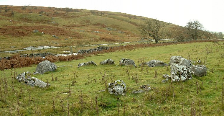 Yockenthwaite circle looking southwest