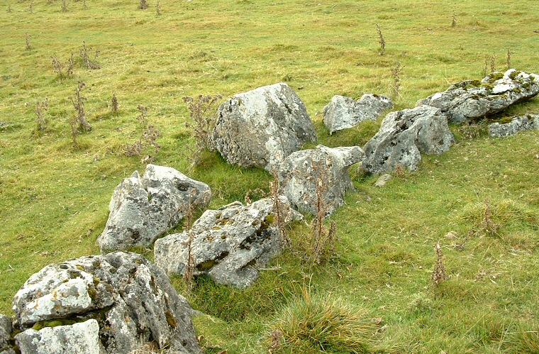 Yockenthwaite circle - Part of the double ring of stones