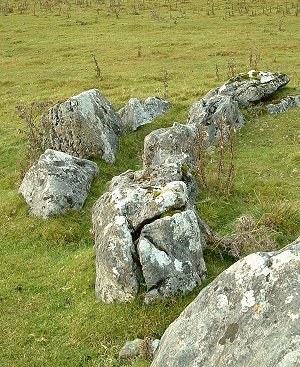 Yockenthwaite circle - Part of the double ring of stones