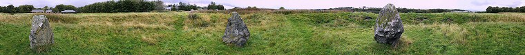 Broomend of Crichie Henge, Stone Circle and Pictish Symbol Stone. Aberdeenshire