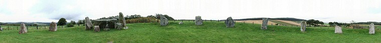 Easter Aquhorthies Recumbent Stone Circle. Aberdeenshire