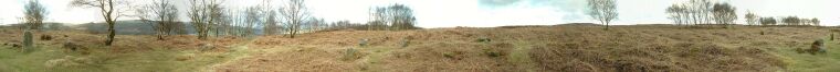 Froggatt Edge Bronze Age Stone Circle. Chatsworth, Derbyshire