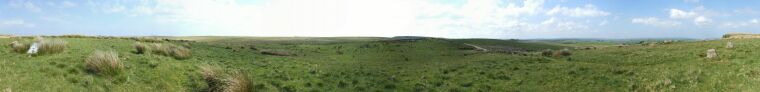 Goatstones Bronze Age Four-Poster Stone Circle. Broadpool Common, Northumberland