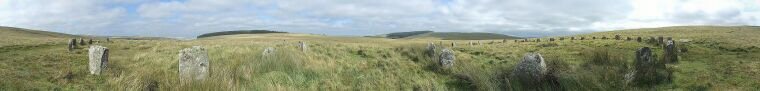 Grey Wethers Bronze Age Stone Circles. Dartmoor, Devon