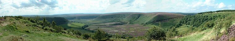 Hole of Horcum Natural Feature and Bronze Age Earthworks. North Yorkshire