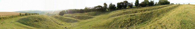 Huggate Dykes Bronze Age / Iron Age Earthworks Northwest of Huggate, East Riding of Yorkshire