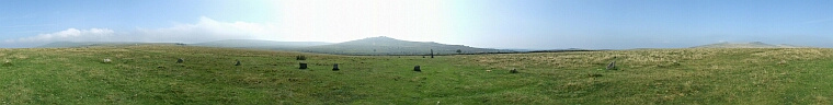 Merrivale Bronze Age Stone Circle. Dartmoor, Devon