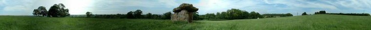 St. Lythans Neolithic Chambered Long Barrow. South Glamorgan, Wales