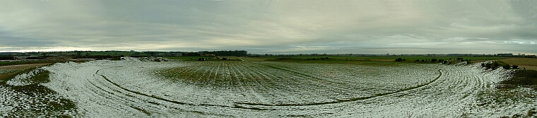 Thornborough Neolithic Henge. West Tanfield, North Yorkshire