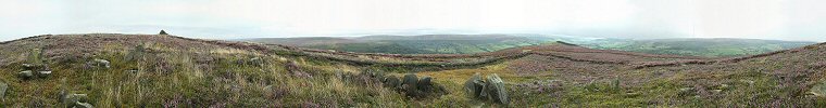 Tripsdale Bride Stones, Bronze Age Round Barrow/Kerb Circle. Chop Gate, North Yorkshir