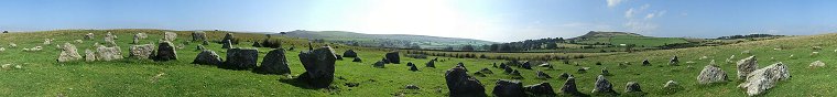 Yellowmead Bronze Age Multiple Cairn Circle. Dartmoor, Devon