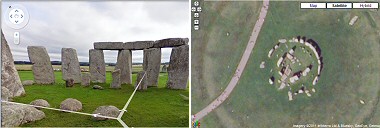 Stonehenge Page 2 - (Google Streetview tour and satellite view)